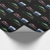 amerikaans spier - en autoverpakkingspapier cadeaupapier (Hoek)