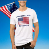 Amerikaans staatsburger Bold USA Flag T-shirt