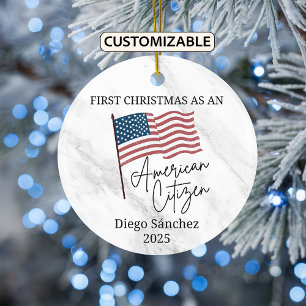 Amerikaans staatsburger Ornament, Amerikaans staat Keramisch Ornament