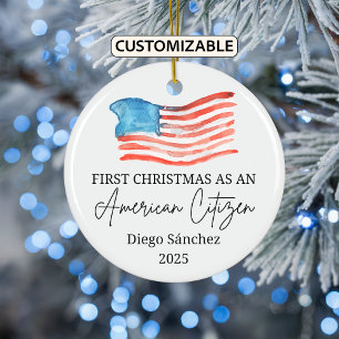 Amerikaans staatsburger Ornament, Amerikaans staat Keramisch Ornament