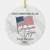 Amerikaans staatsburger Ornament, Amerikaans staat Keramisch Ornament (Voorkant)