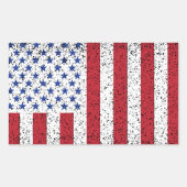 Amerikaans staatsburger Rectan Rechthoekige Sticker (Voorkant)
