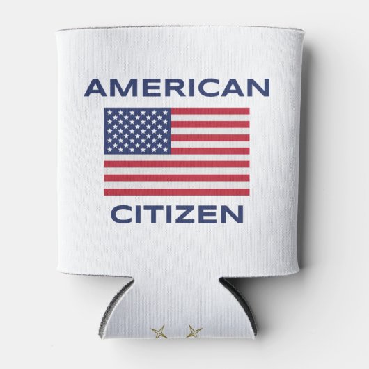 Amerikaans staatsburger VS Vlag Koelbox Blikjeskoeler (Voorkant)