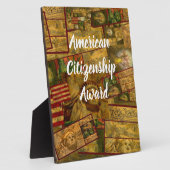 Amerikaans staatsburgerschap fotoplaat (Zijkant)