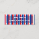 Amerikaans staatsburgerschap Immigratie Mini Visitekaartje (Voorkant)