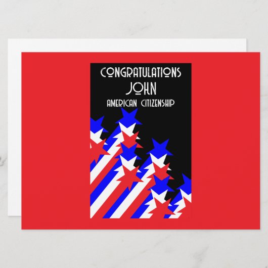 Amerikaans staatsburgerschap verleend (Voorkant / Achterkant)