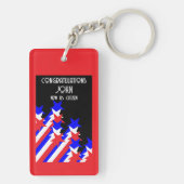 Amerikaans staatsburgerschap verleend sleutelhanger (achterkant)