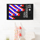 Amerikaans staatsburgerschap verleend spandoek (Insitu)