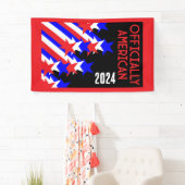 Amerikaans staatsburgerschap verleend spandoek (Insitu)