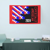 Amerikaans staatsburgerschap verleend spandoek (Beurs)