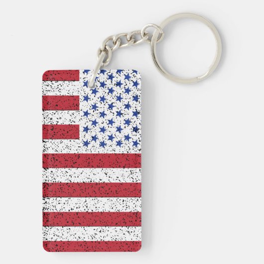 Amerikaans staatsnisch Keycha Sleutelhanger (achterkant)