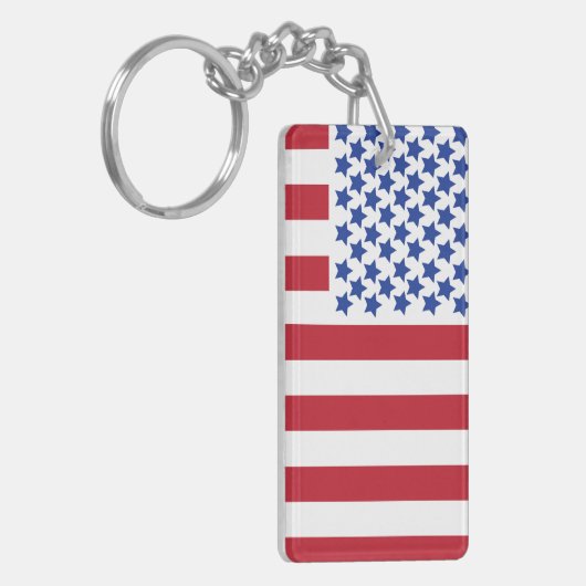 Amerikaans staatsnisch Keycha Sleutelhanger (Voorkant Links)