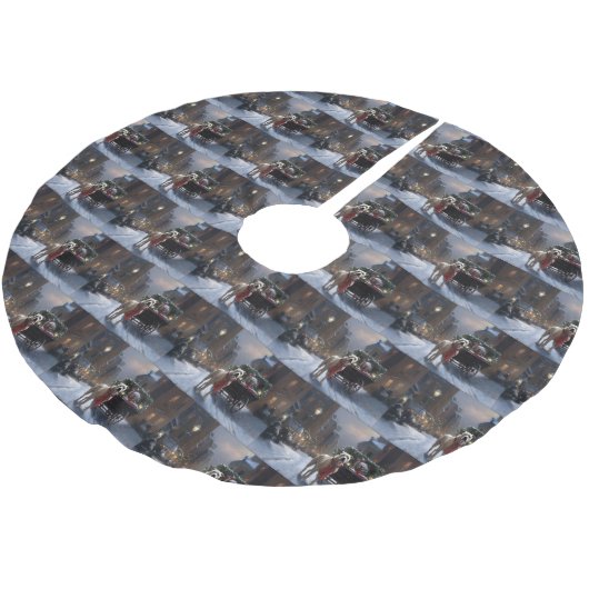 Amerikaans Staffordshire Kerstfeest Seizoen Kerstboom Rok (Gekanteld)