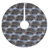 Amerikaans Staffordshire Kerstfeest Seizoen Kerstboom Rok (Voorkant)