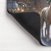 Amerikaans Staffordshire Kerstfeest Seizoen Muismat (Hoek)