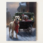 Amerikaans Staffordshire Kerstfeest Seizoen Planner (Achterkant)