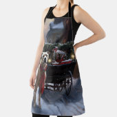 Amerikaans Staffordshire Kerstfeest Seizoen Schort (Insitu)