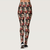 Amerikaans Staffordshire met Kerstmis Leggings (Achterkant)