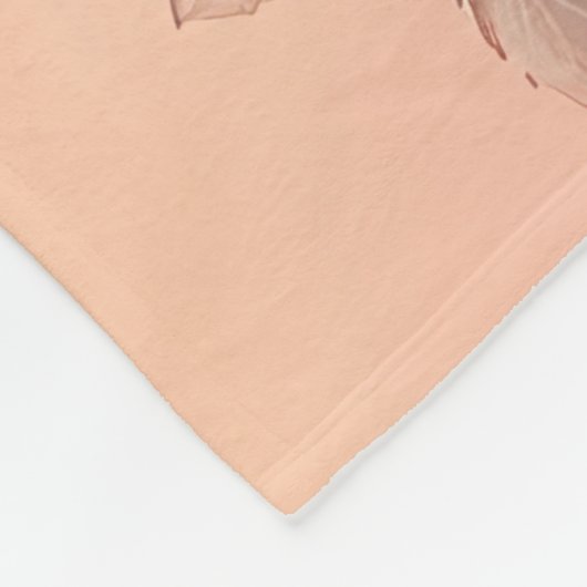 Amerikaans Staffordshire met Rozen -Valentijnsdag Fleece Deken (Hoek)