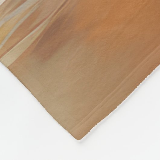 Amerikaans Staffordshire Strand Surfen Schilderij Fleece Deken (Hoek)