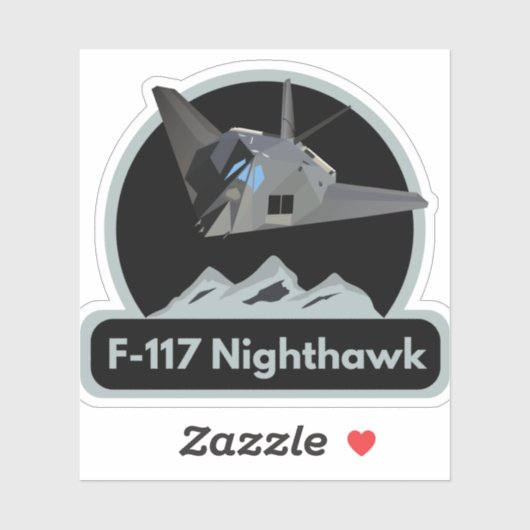 Amerikaans Stealth Attack Vliegtuig Sticker (Vel)