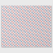 Amerikaans sterrenpatroon cadeaupapier (Vlak)