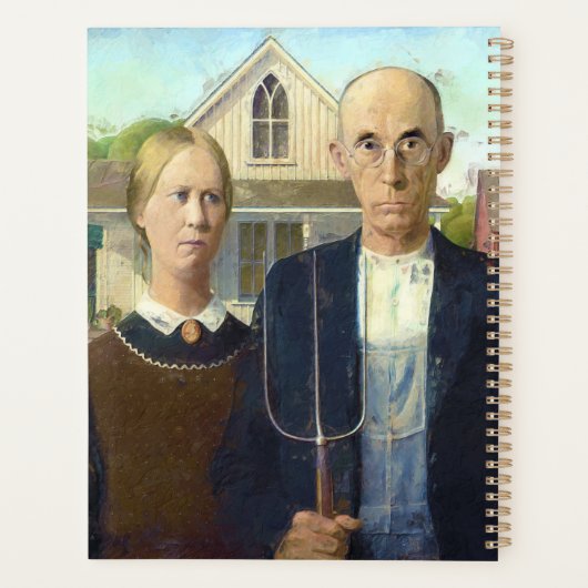 Amerikaans sterstuk voor kunstolie met gegoten fij planner (Achterkant)