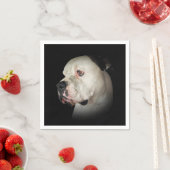 Amerikaans stierenhondenportret servet (Insitu)