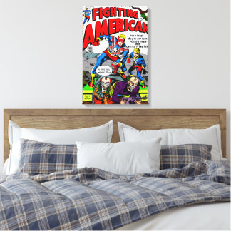 Amerikaans strijdend canvasprint canvas afdruk