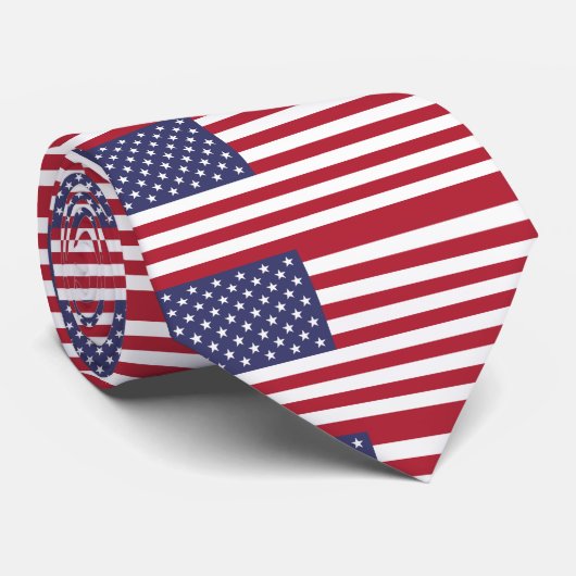 Amerikaans Stropdas van Amerikaanse vlag (Opgerold)
