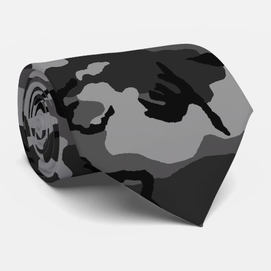 Amerikaans Stropdas van de Camo Urban Subdued (Opgerold)