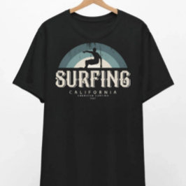Amerikaans Surfen Californië T-shirt