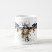 Amerikaans symbool van de vlag van Eagle Patriotic Koffiemok (Center)