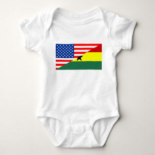 amerikaans symbool voor de amerikaanse halfvlag romper