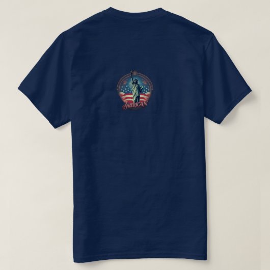 Amerikaans T-shirt (Design achterkant)