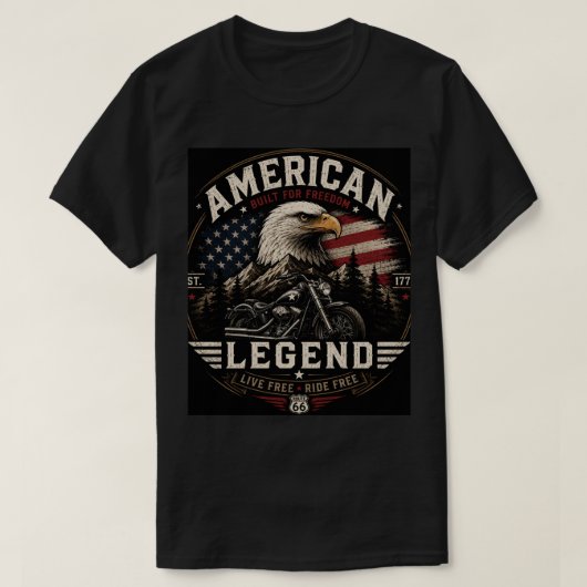 Amerikaans T-shirt (Design voorkant)