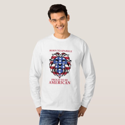Amerikaans T-shirt (Voorkant volledig)