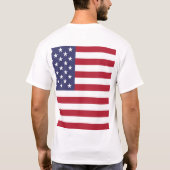Amerikaans T-shirt met Amerikaanse vlag (Achterkant)