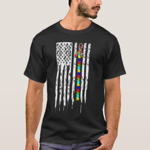 Amerikaans T-shirt met vlag