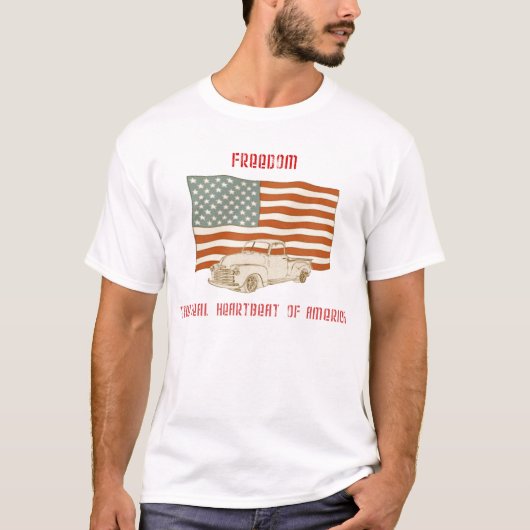 Amerikaans T-shirt van de Vlag (Voorkant)