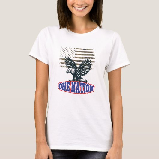  Amerikaans T-shirt, Vierde van juli T-shirt (Voorkant)
