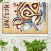 Amerikaans taartrecept voor babka theedoek (Gevouwen)