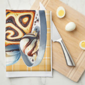 Amerikaans taartrecept voor babka theedoek (Quarter Fold)