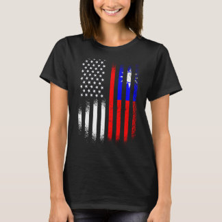 Amerikaans Taiwanees patriot Grown Land Verenigde  T-shirt