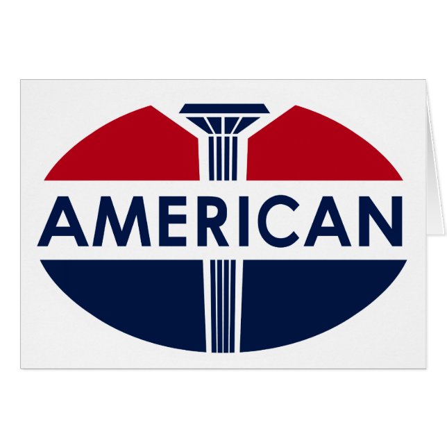 Amerikaans tankstation bord. Platte versie (Voorkant Horizontaal)