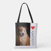 Amerikaans Tas Staffordshire Terrier (Achterkant)