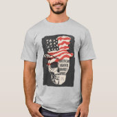 Amerikaans tegen Banker Wars #WWIII t-shirt (Voorkant)