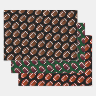 Amerikaans thema Football Inpakpapier Vel