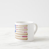 Amerikaans thema: Vlag honkbalthema Espresso Kop (Voorkant rechts)