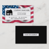 amerikaans thuis visitekaartje (Voorkant / Achterkant)